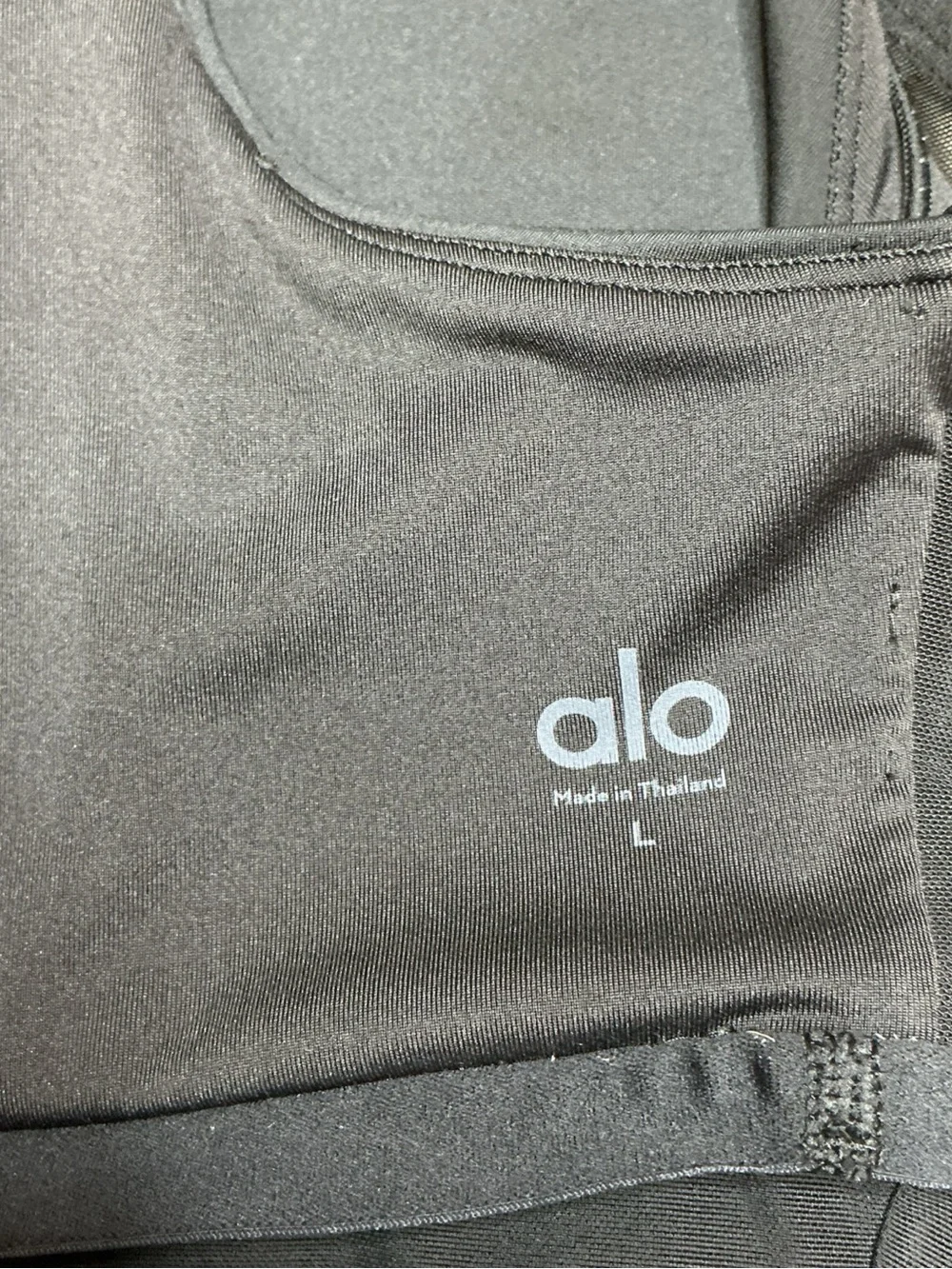 ALO Yoga Black Strappy Sports Bra